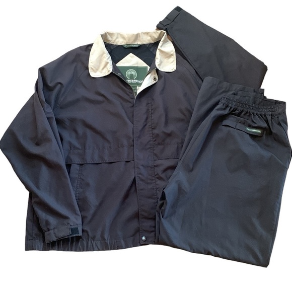 Weatherproof Track Suit Lightweight Black Tan Men’s Size XXL - Picture 1 of 13